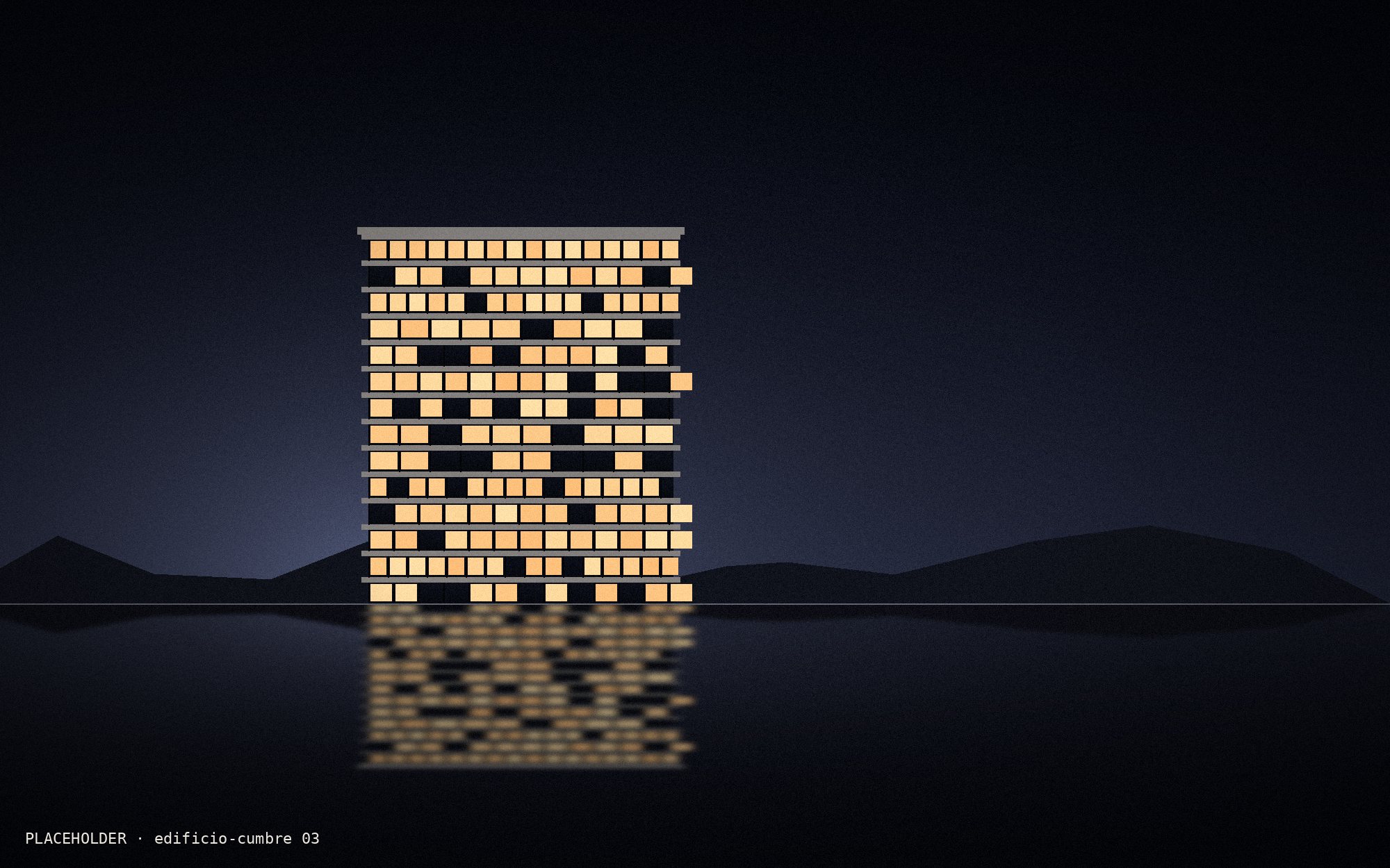 Edificio Cumbre at night