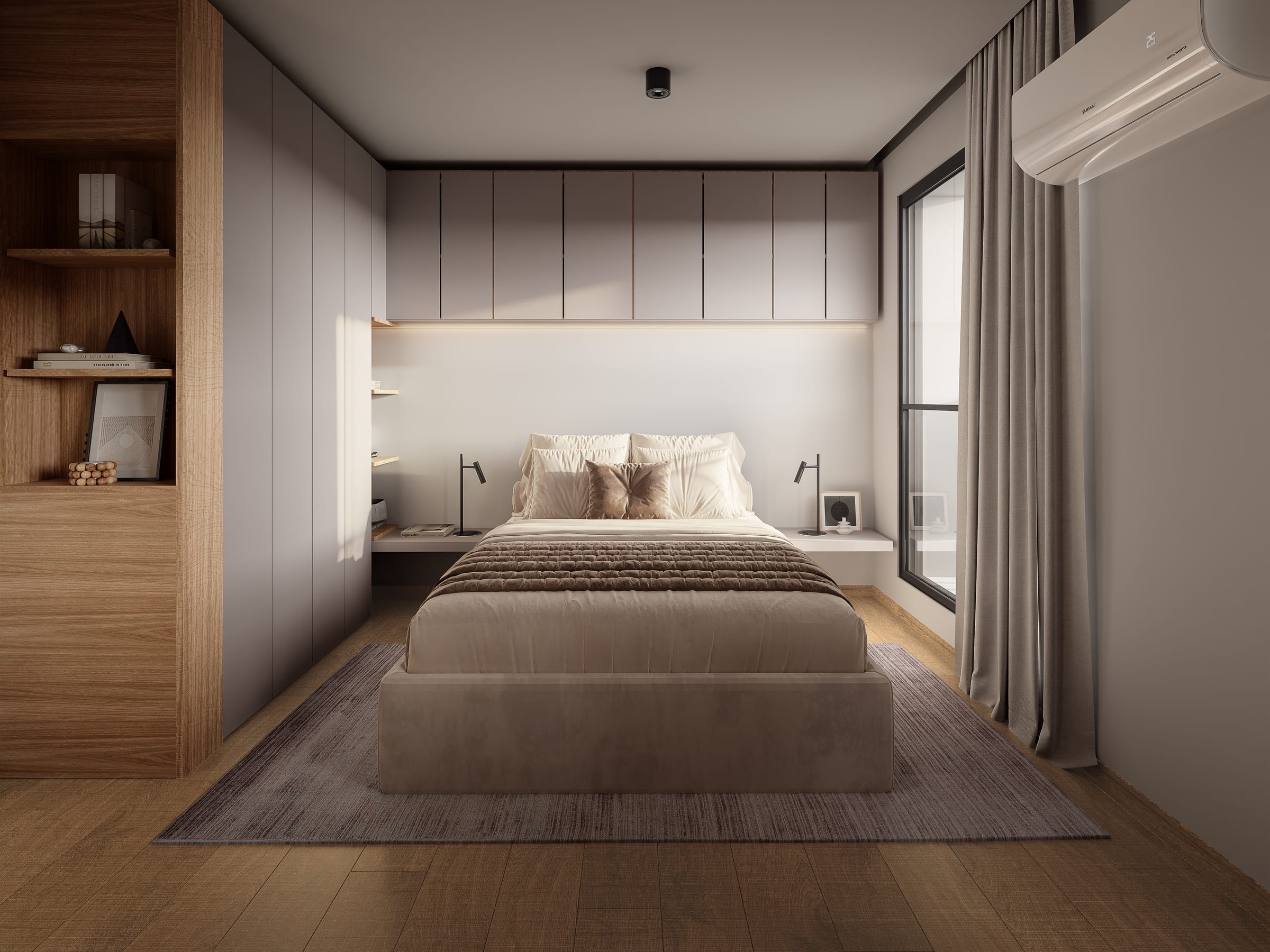 Apartment bedroom